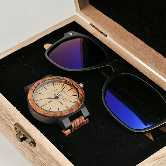 BOBO BIRD GENUINE WOOD WATCH/SUNGLASSES SET - Picture 6 of 8